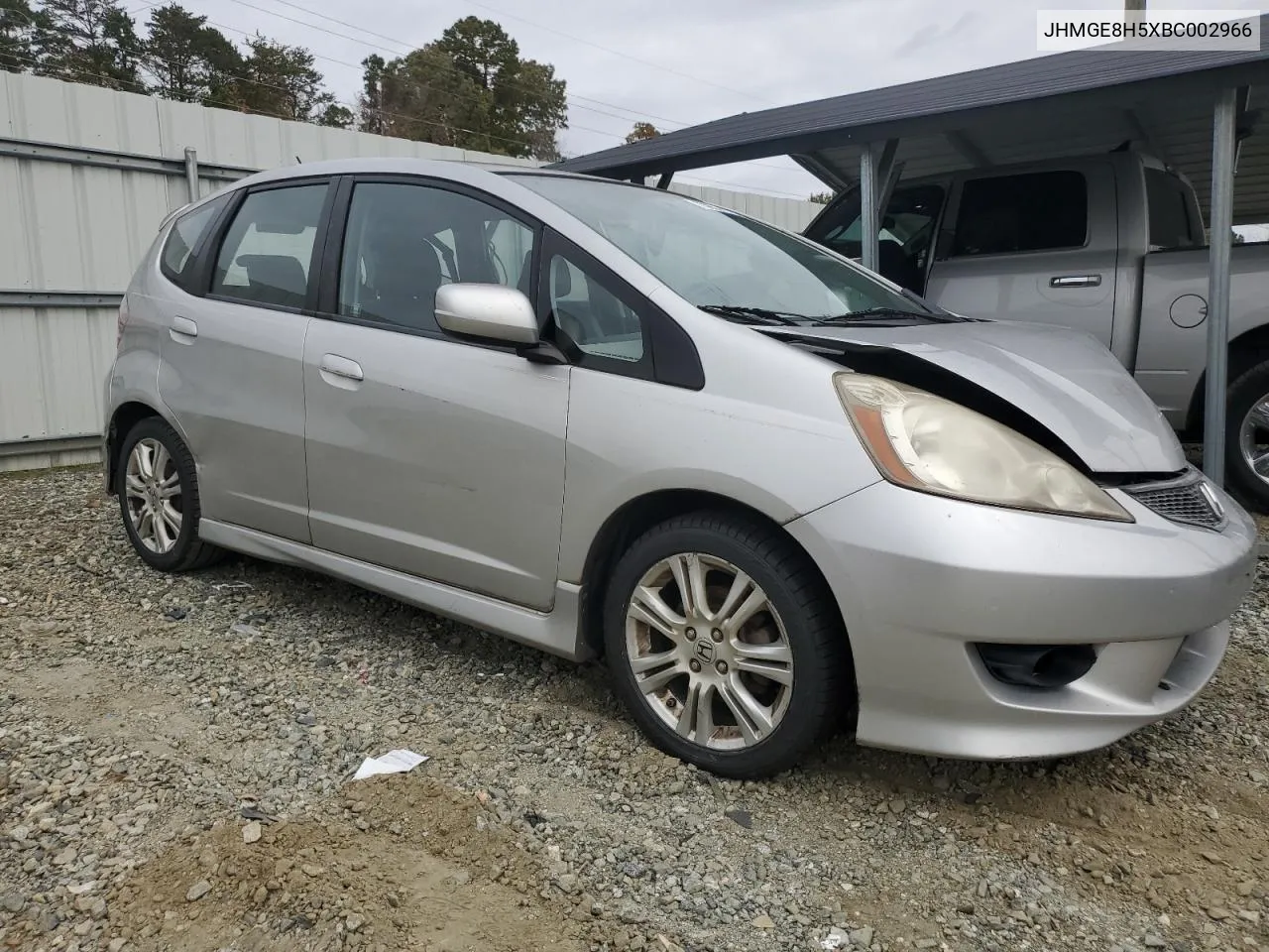 2011 Honda Fit Sport VIN: JHMGE8H5XBC002966 Lot: 73854464