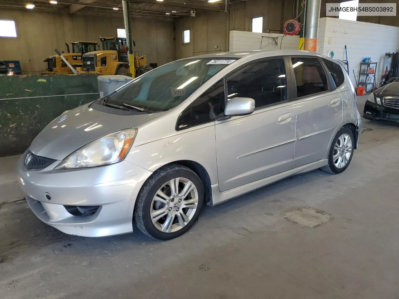 2011 Honda Fit Sport VIN: JHMGE8H54BS003892 Lot: 75011774