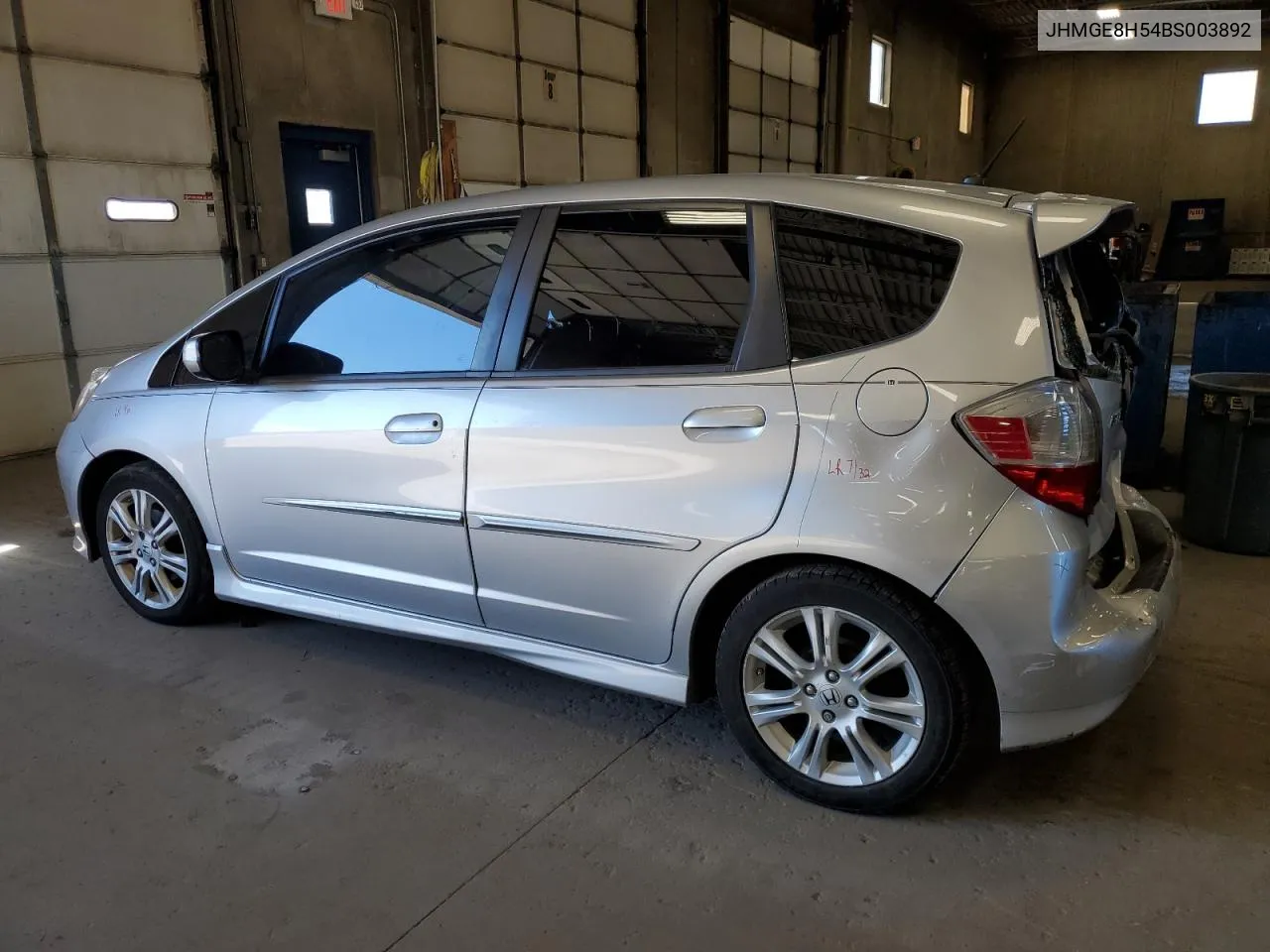 2011 Honda Fit Sport VIN: JHMGE8H54BS003892 Lot: 75011774