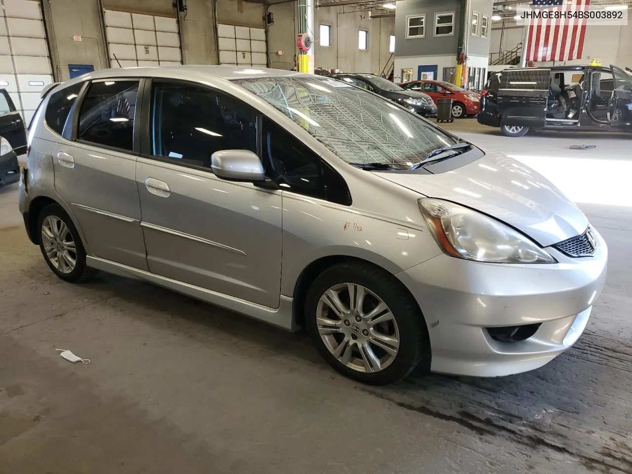 2011 Honda Fit Sport VIN: JHMGE8H54BS003892 Lot: 75011774