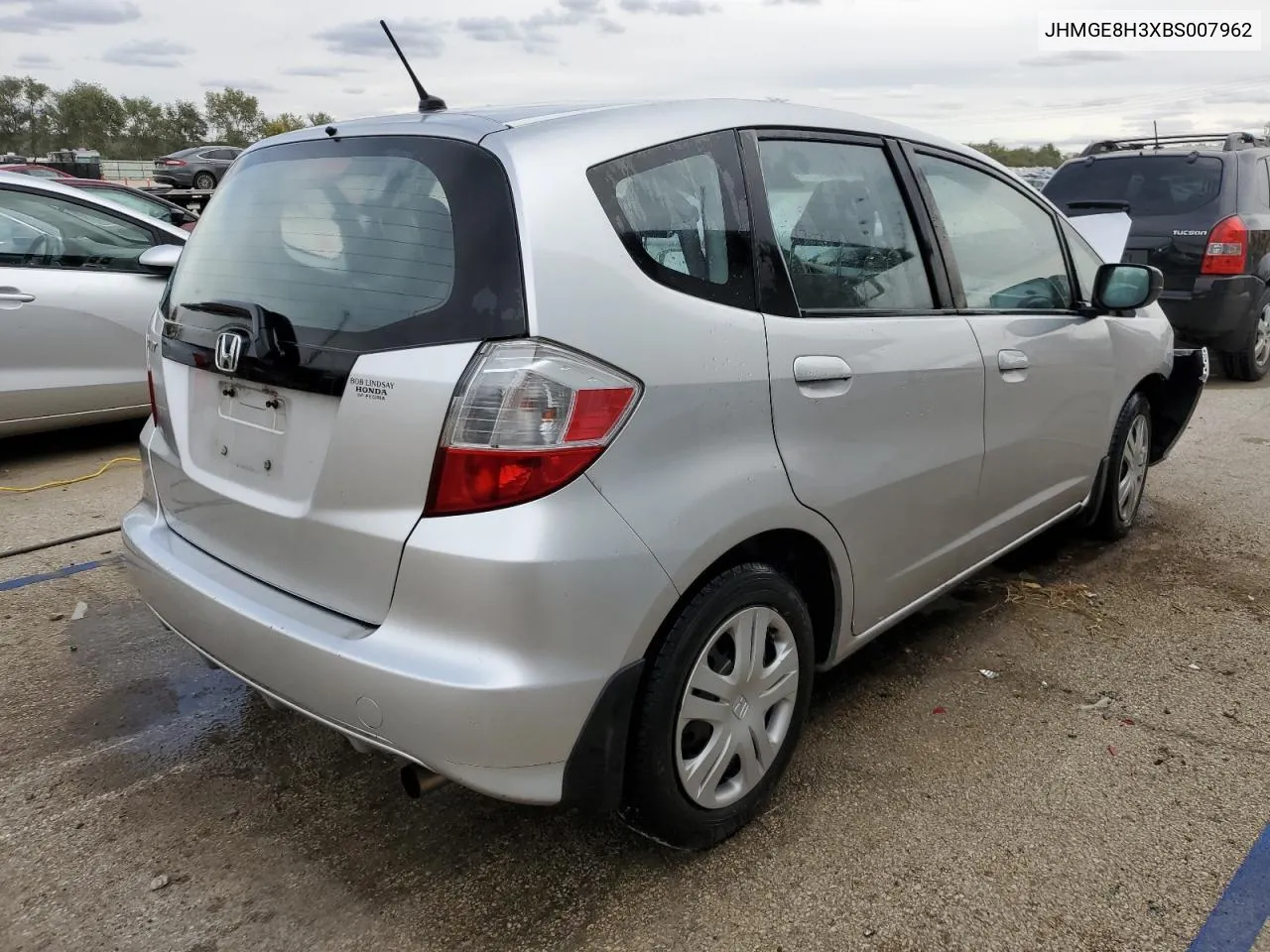 2011 Honda Fit VIN: JHMGE8H3XBS007962 Lot: 75994824