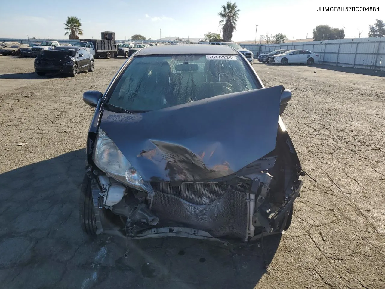 2011 Honda Fit Sport VIN: JHMGE8H57BC004884 Lot: 76178224