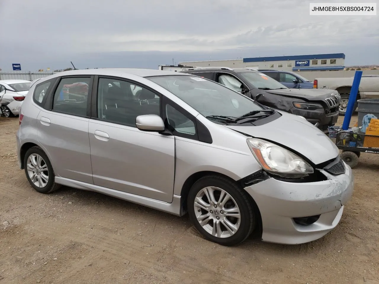 2011 Honda Fit Sport VIN: JHMGE8H5XBS004724 Lot: 76841824