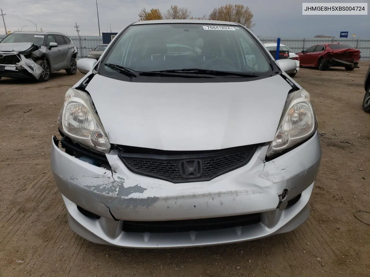 JHMGE8H5XBS004724 2011 Honda Fit Sport