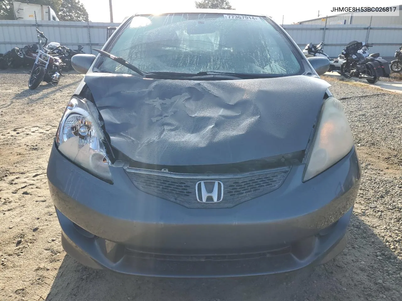 2011 Honda Fit Sport VIN: JHMGE8H53BC026817 Lot: 77367914