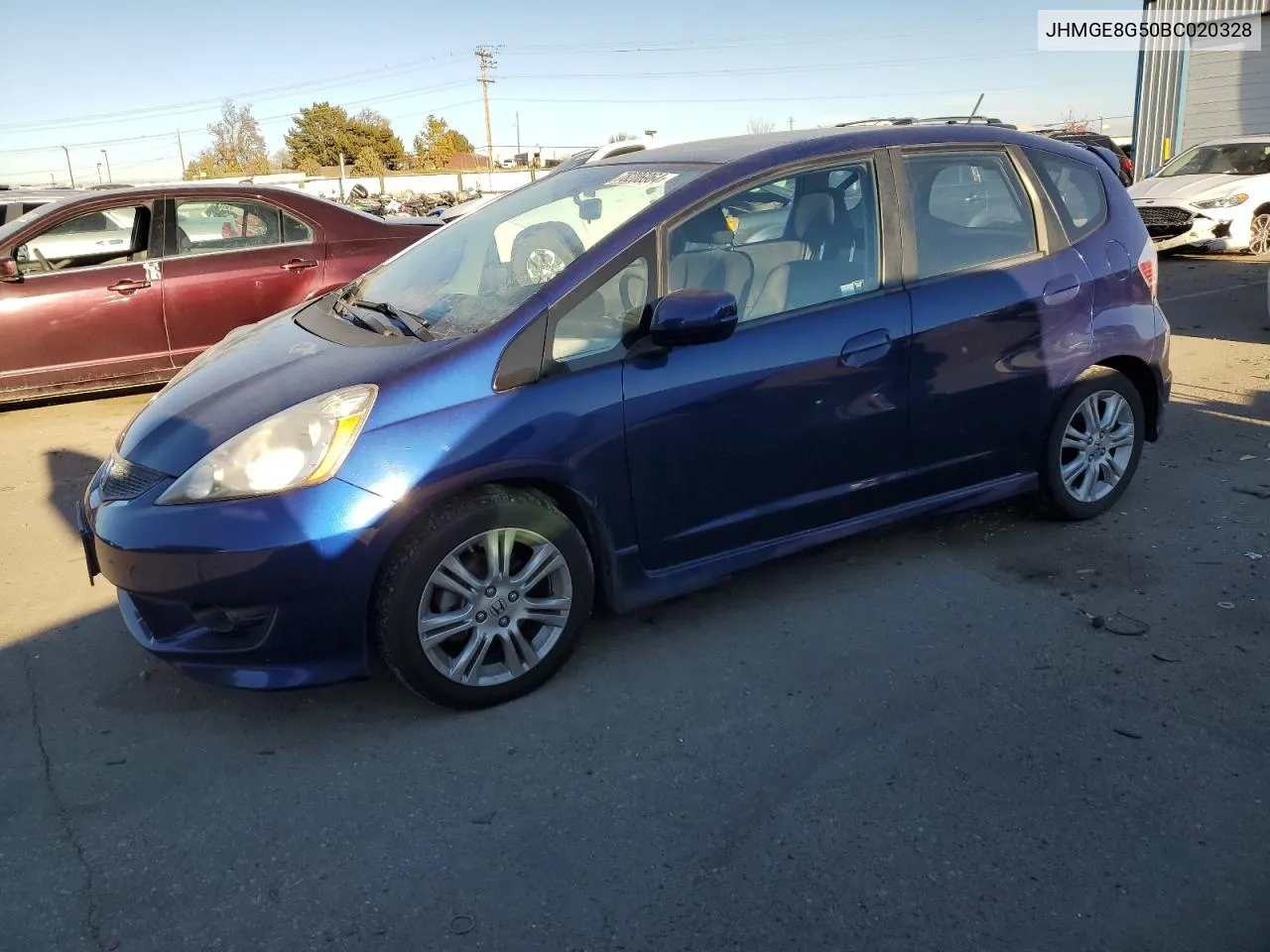 2011 Honda Fit Sport VIN: JHMGE8G50BC020328 Lot: 78206964