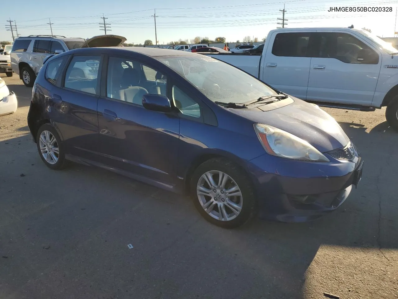 2011 Honda Fit Sport VIN: JHMGE8G50BC020328 Lot: 78206964