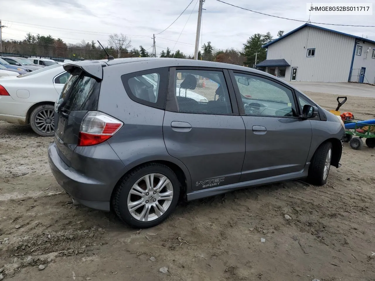 2011 Honda Fit Sport VIN: JHMGE8G52BS011717 Lot: 78228624