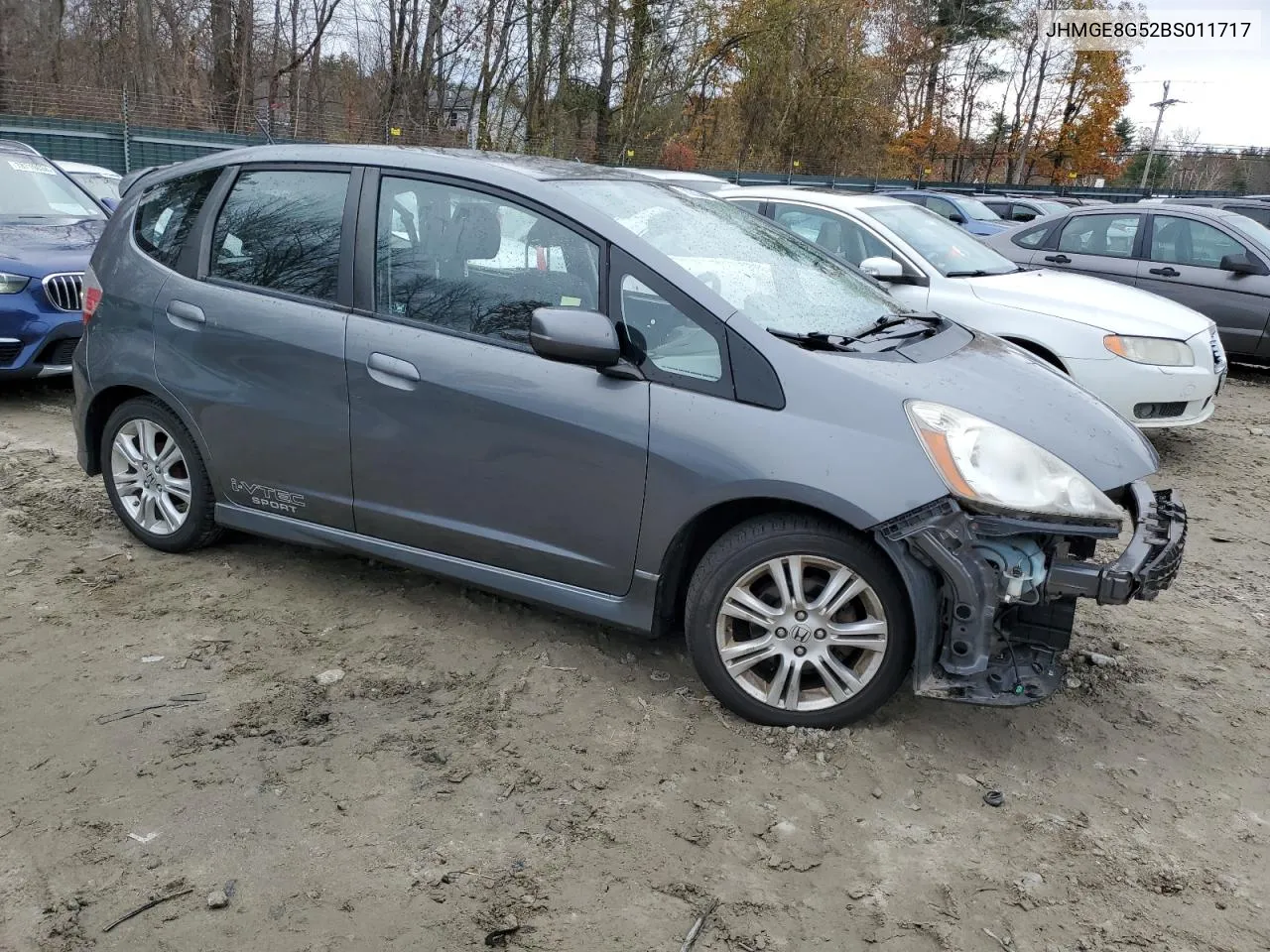 2011 Honda Fit Sport VIN: JHMGE8G52BS011717 Lot: 78228624