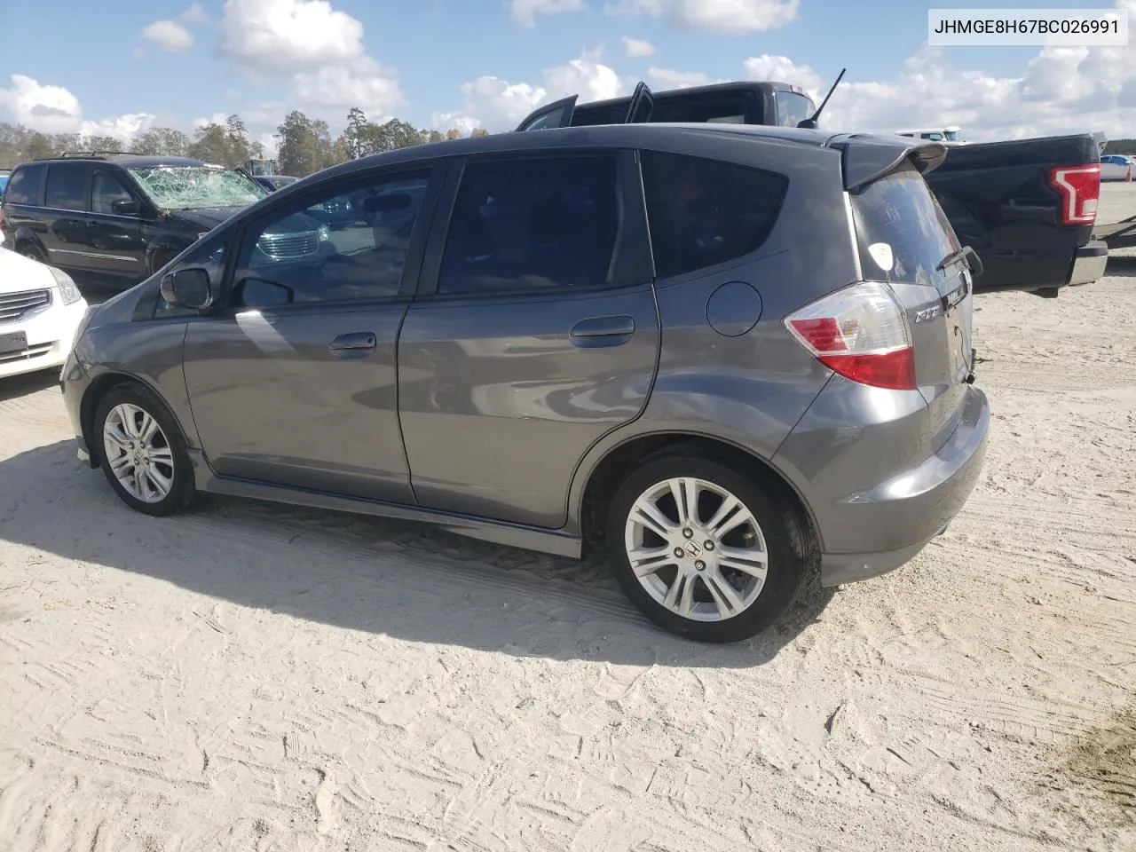 2011 Honda Fit Sport VIN: JHMGE8H67BC026991 Lot: 78434934