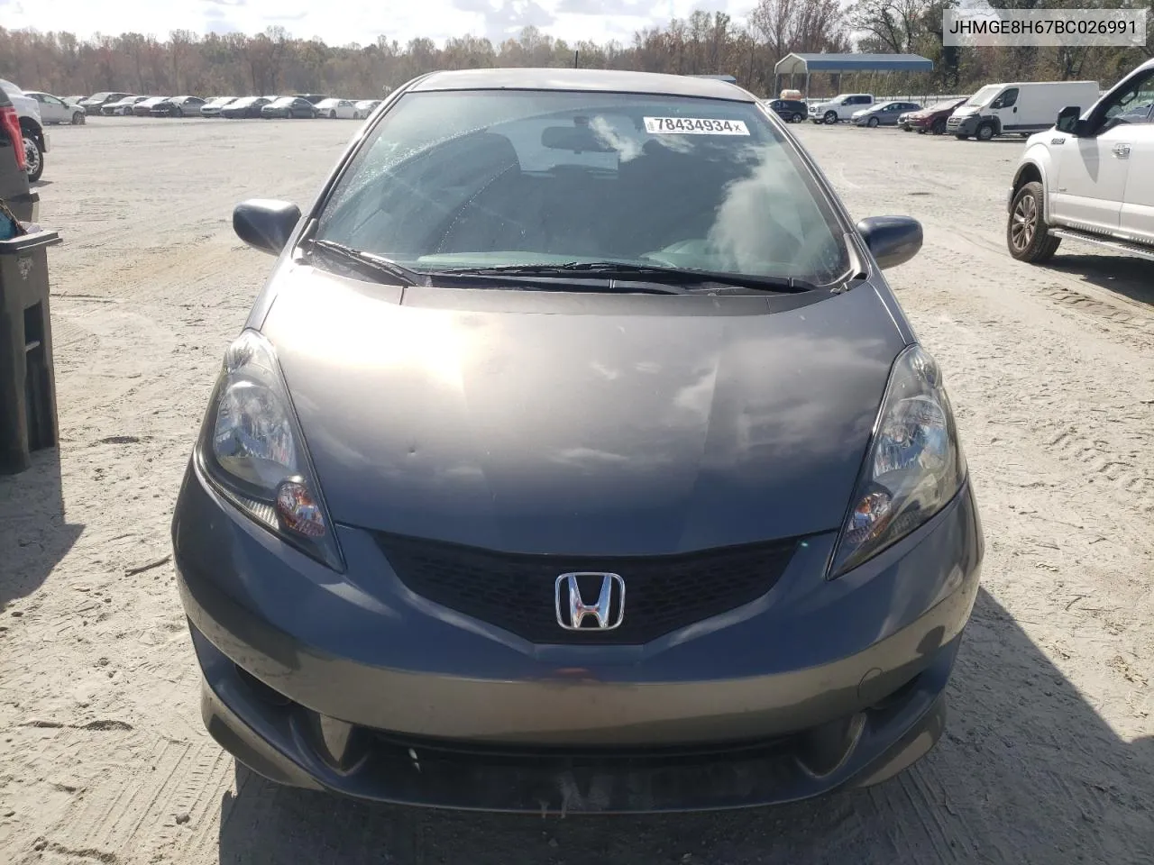 2011 Honda Fit Sport VIN: JHMGE8H67BC026991 Lot: 78434934