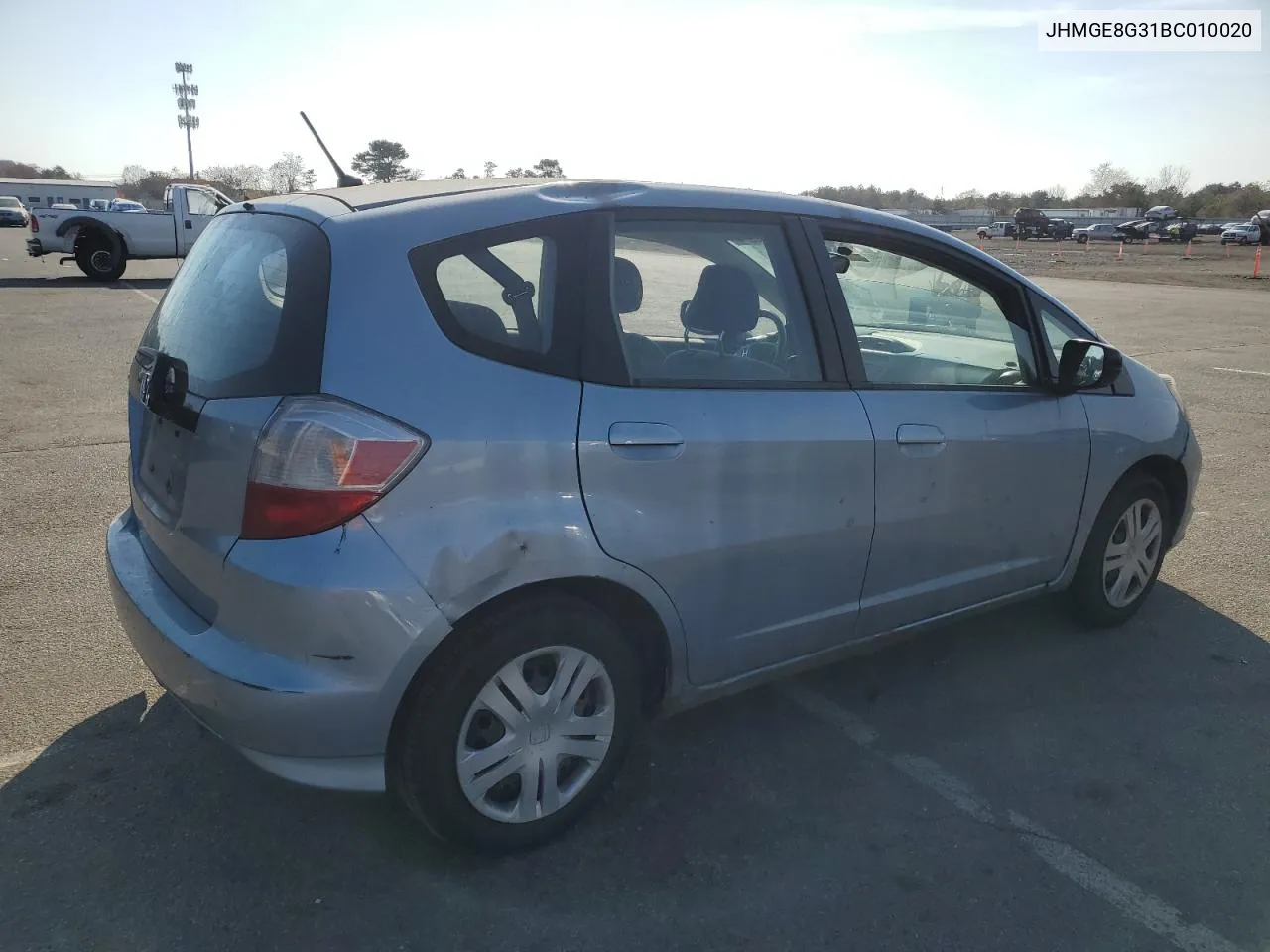 2011 Honda Fit VIN: JHMGE8G31BC010020 Lot: 78458974