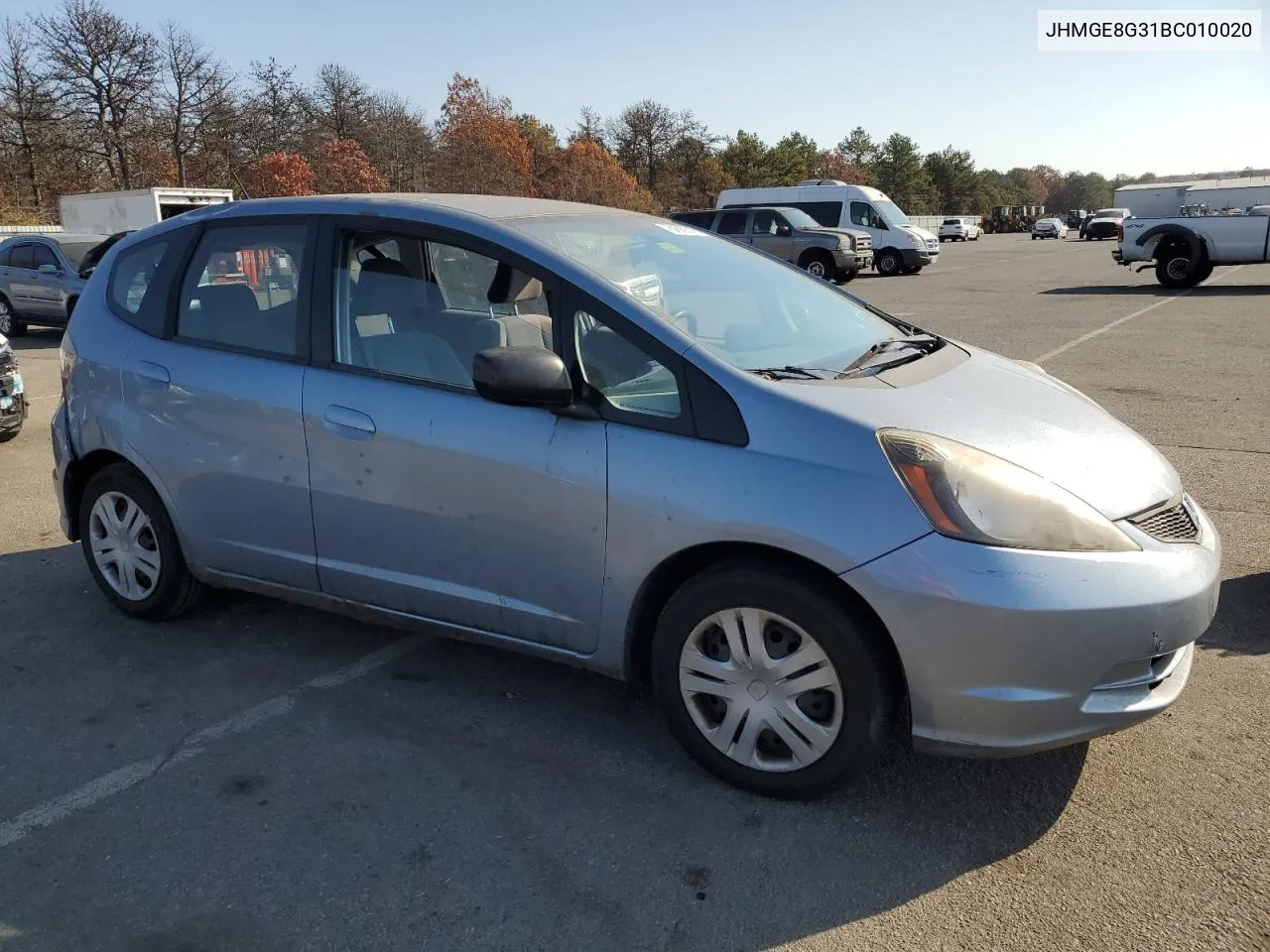 2011 Honda Fit VIN: JHMGE8G31BC010020 Lot: 78458974