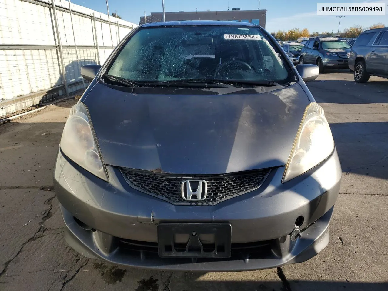 2011 Honda Fit Sport VIN: JHMGE8H58BS009498 Lot: 78679854