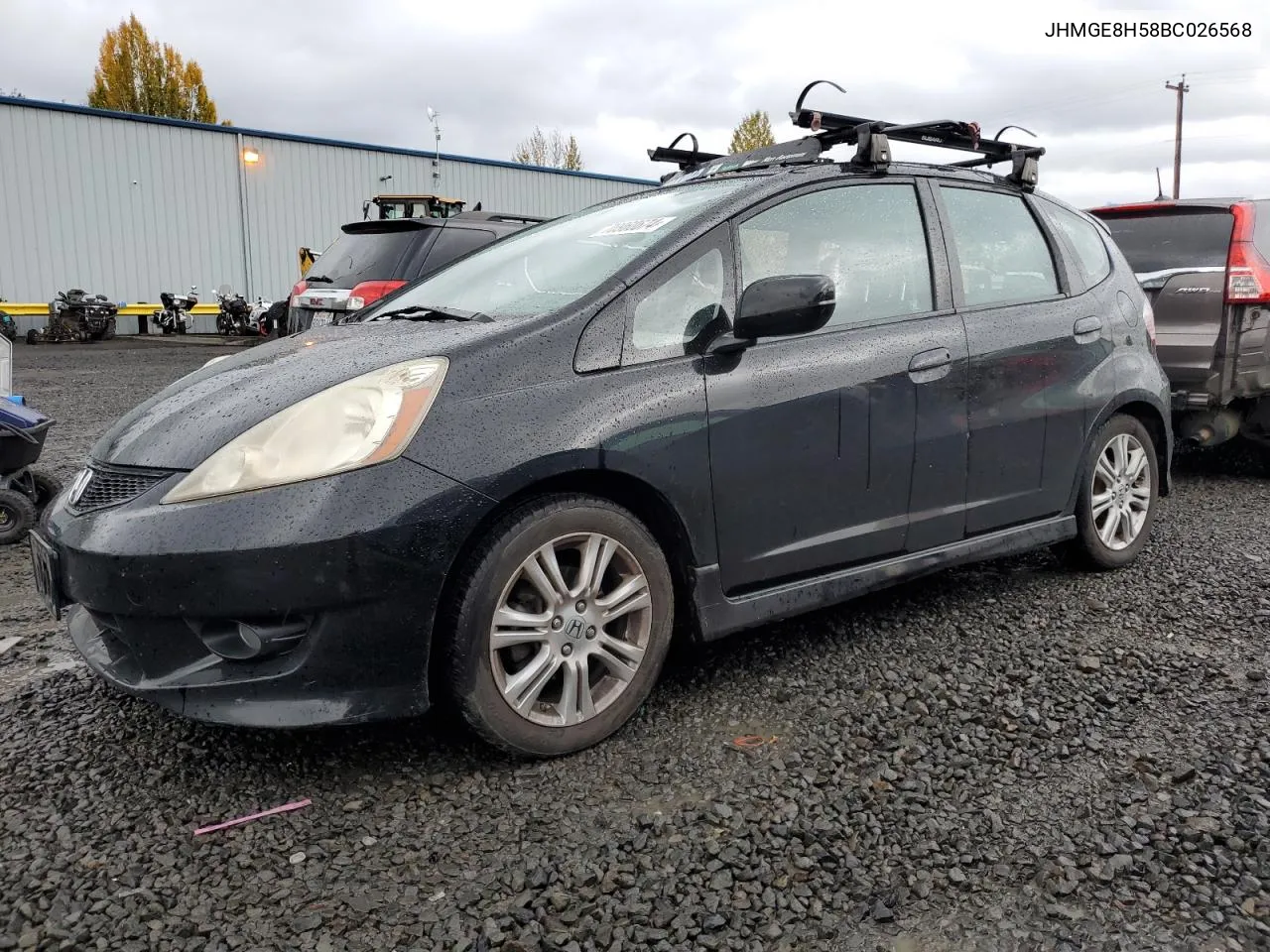 2011 Honda Fit Sport VIN: JHMGE8H58BC026568 Lot: 78960674