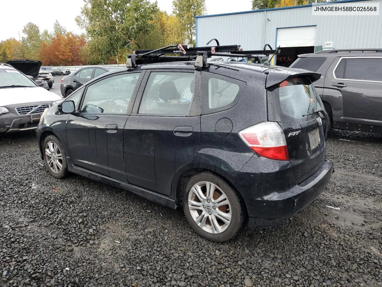 2011 Honda Fit Sport VIN: JHMGE8H58BC026568 Lot: 78960674