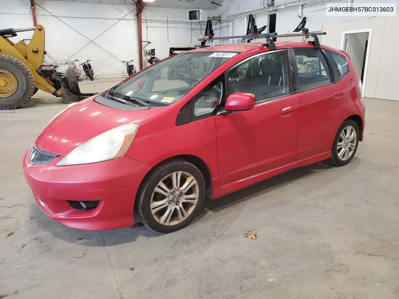 2011 Honda Fit Sport VIN: JHMGE8H57BC013603 Lot: 79428014