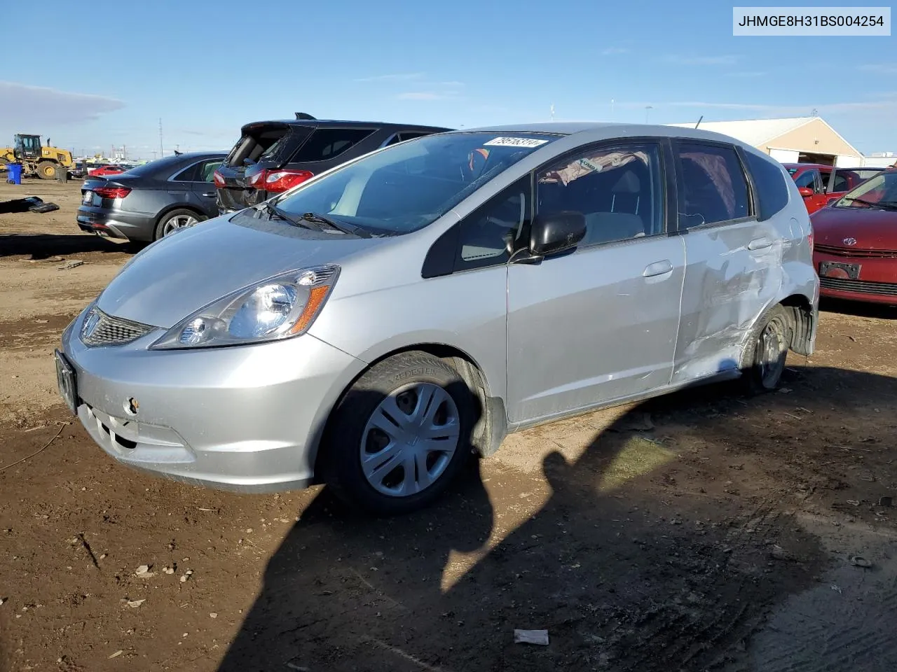 2011 Honda Fit VIN: JHMGE8H31BS004254 Lot: 79516314