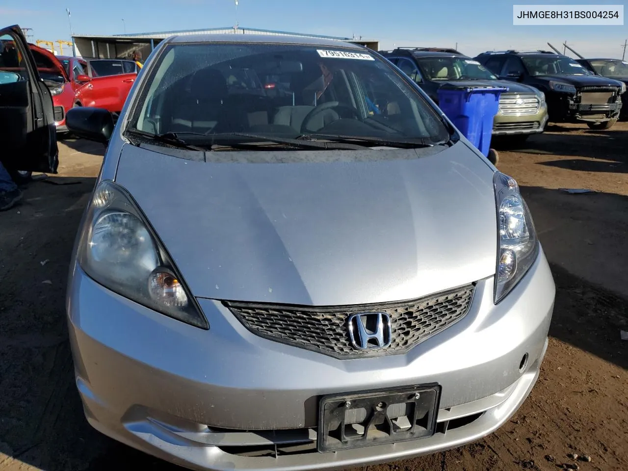 2011 Honda Fit VIN: JHMGE8H31BS004254 Lot: 79516314