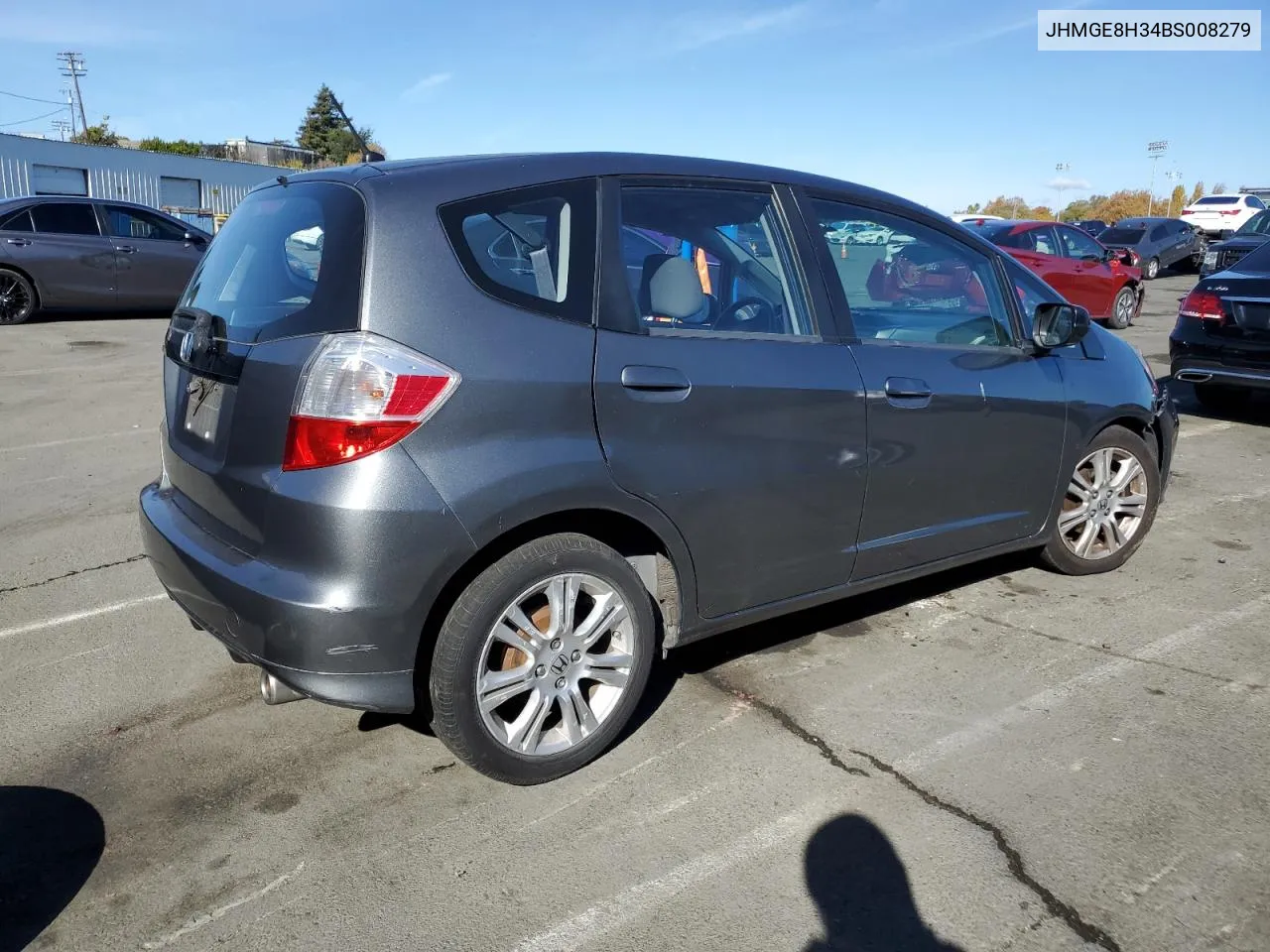 2011 Honda Fit VIN: JHMGE8H34BS008279 Lot: 80285524