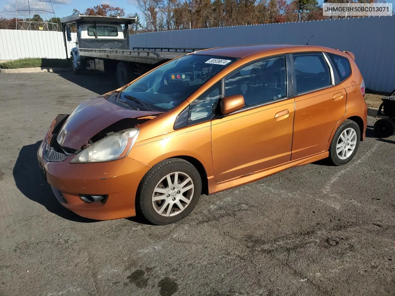 2011 Honda Fit Sport VIN: JHMGE8H50BC013071 Lot: 80539674