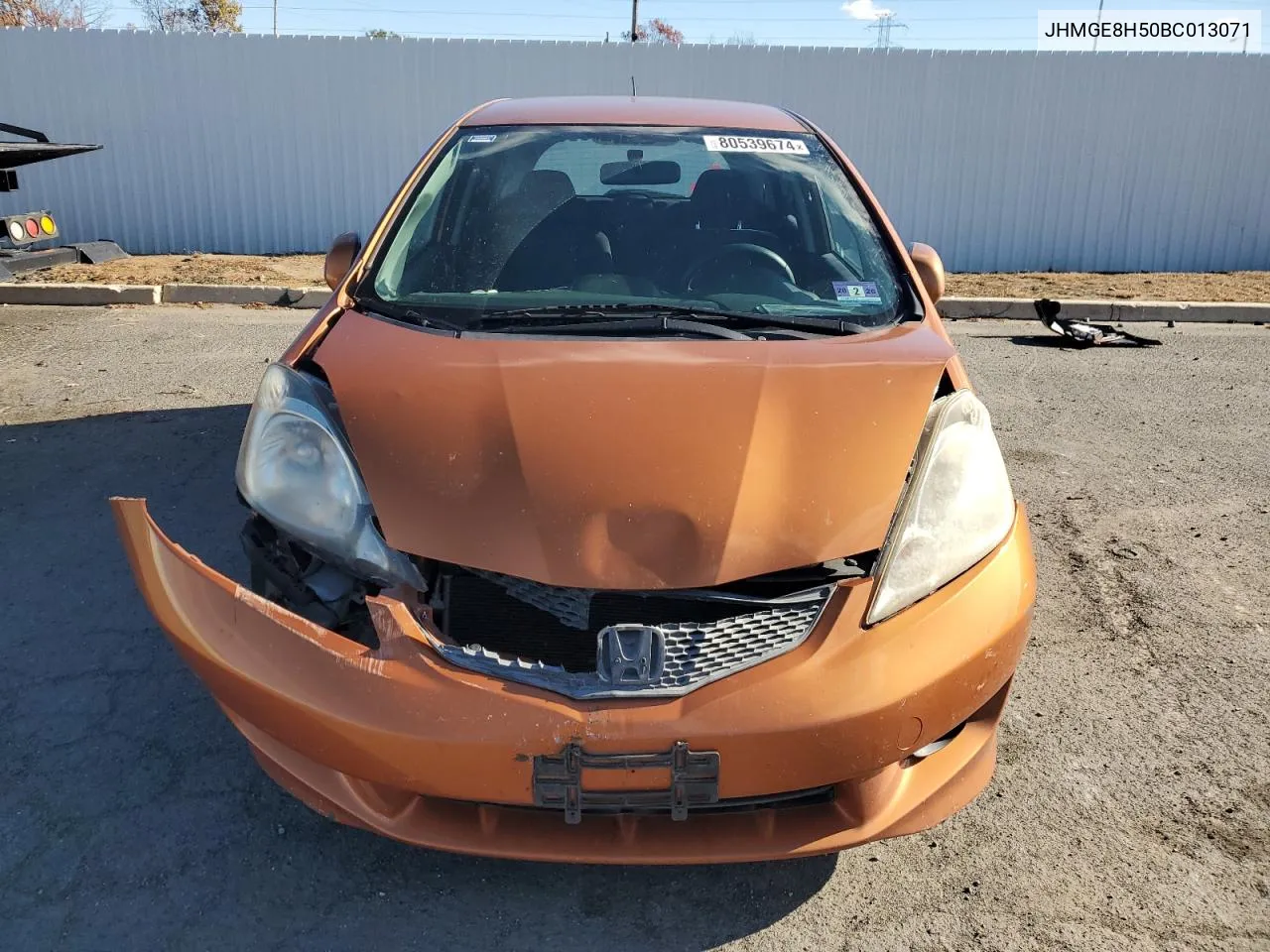 2011 Honda Fit Sport VIN: JHMGE8H50BC013071 Lot: 80539674