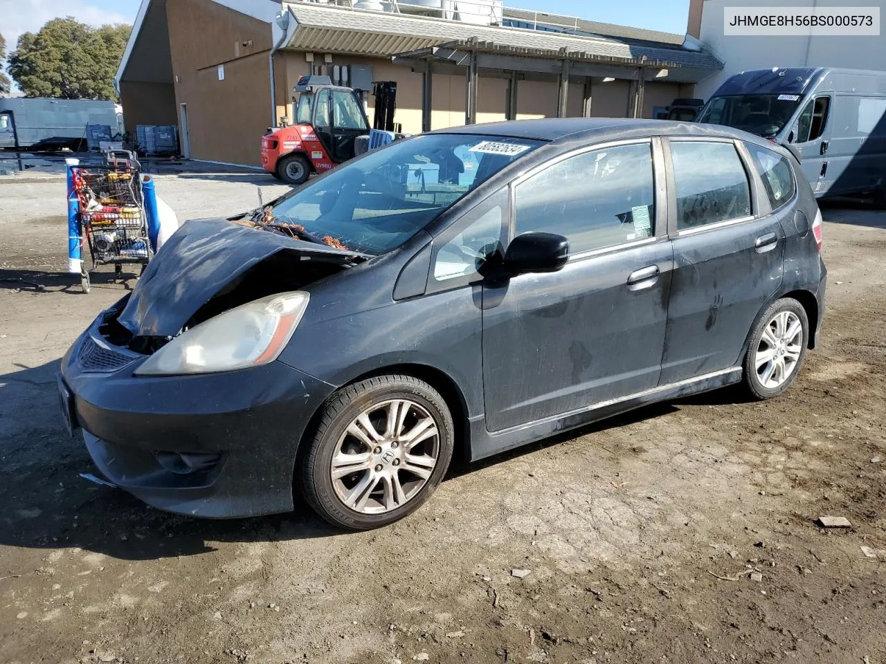 2011 Honda Fit Sport VIN: JHMGE8H56BS000573 Lot: 80582634