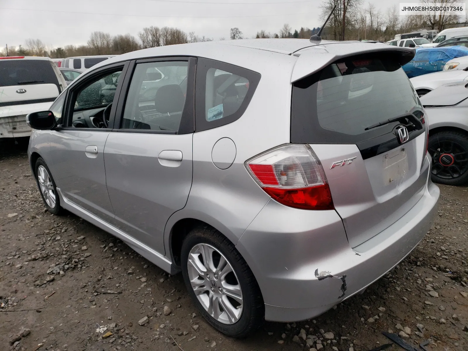 JHMGE8H50BC017346 2011 Honda Fit Sport