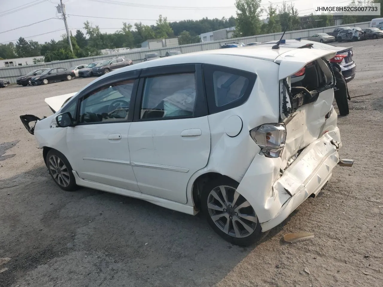 JHMGE8H52CS007733 2012 Honda Fit Sport