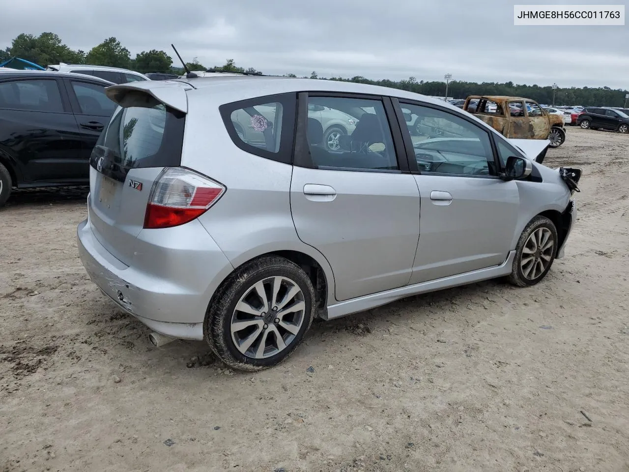 JHMGE8H56CC011763 2012 Honda Fit Sport