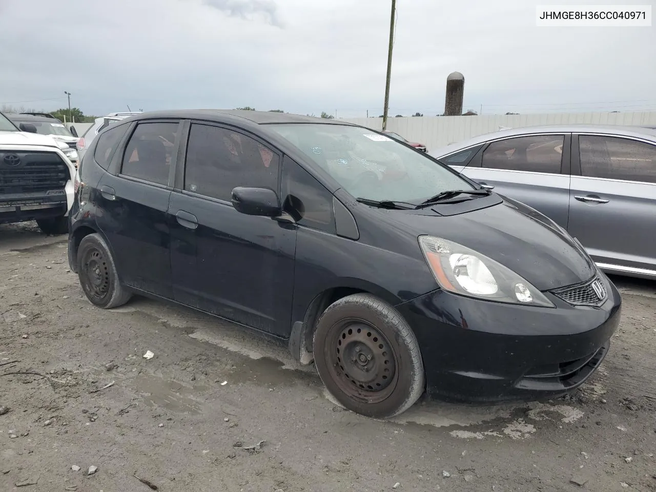 2012 Honda Fit VIN: JHMGE8H36CC040971 Lot: 70576924