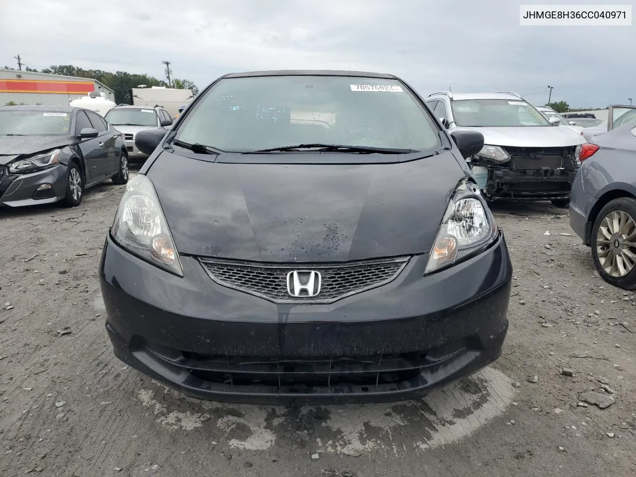 JHMGE8H36CC040971 2012 Honda Fit