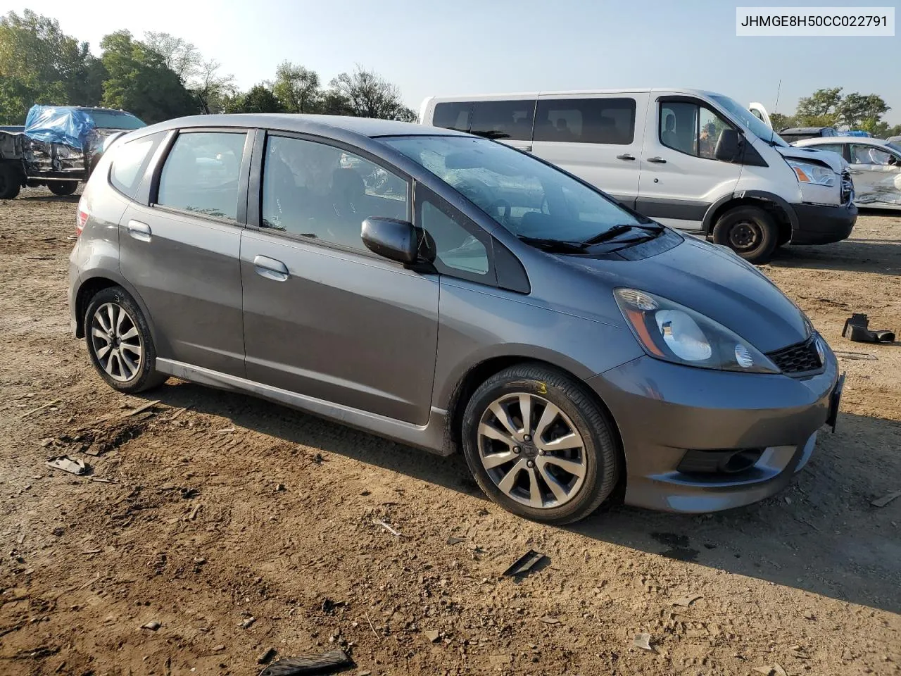 2012 Honda Fit Sport VIN: JHMGE8H50CC022791 Lot: 71132134