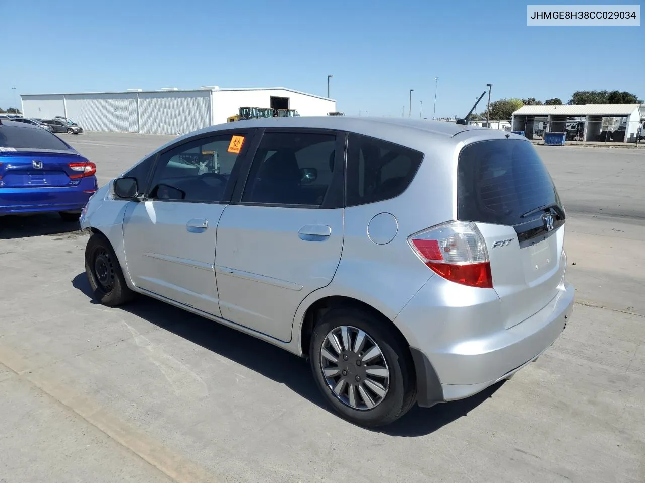 2012 Honda Fit VIN: JHMGE8H38CC029034 Lot: 71413334