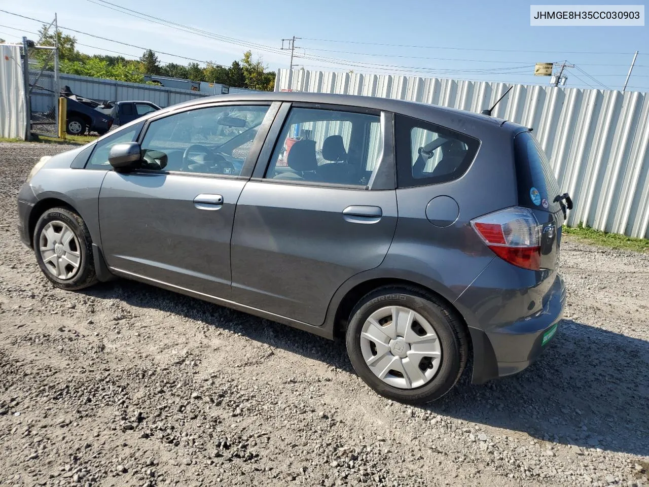 2012 Honda Fit VIN: JHMGE8H35CC030903 Lot: 71640604