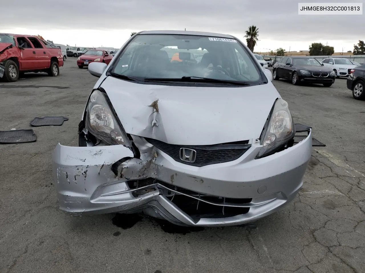 2012 Honda Fit VIN: JHMGE8H32CC001813 Lot: 71661434