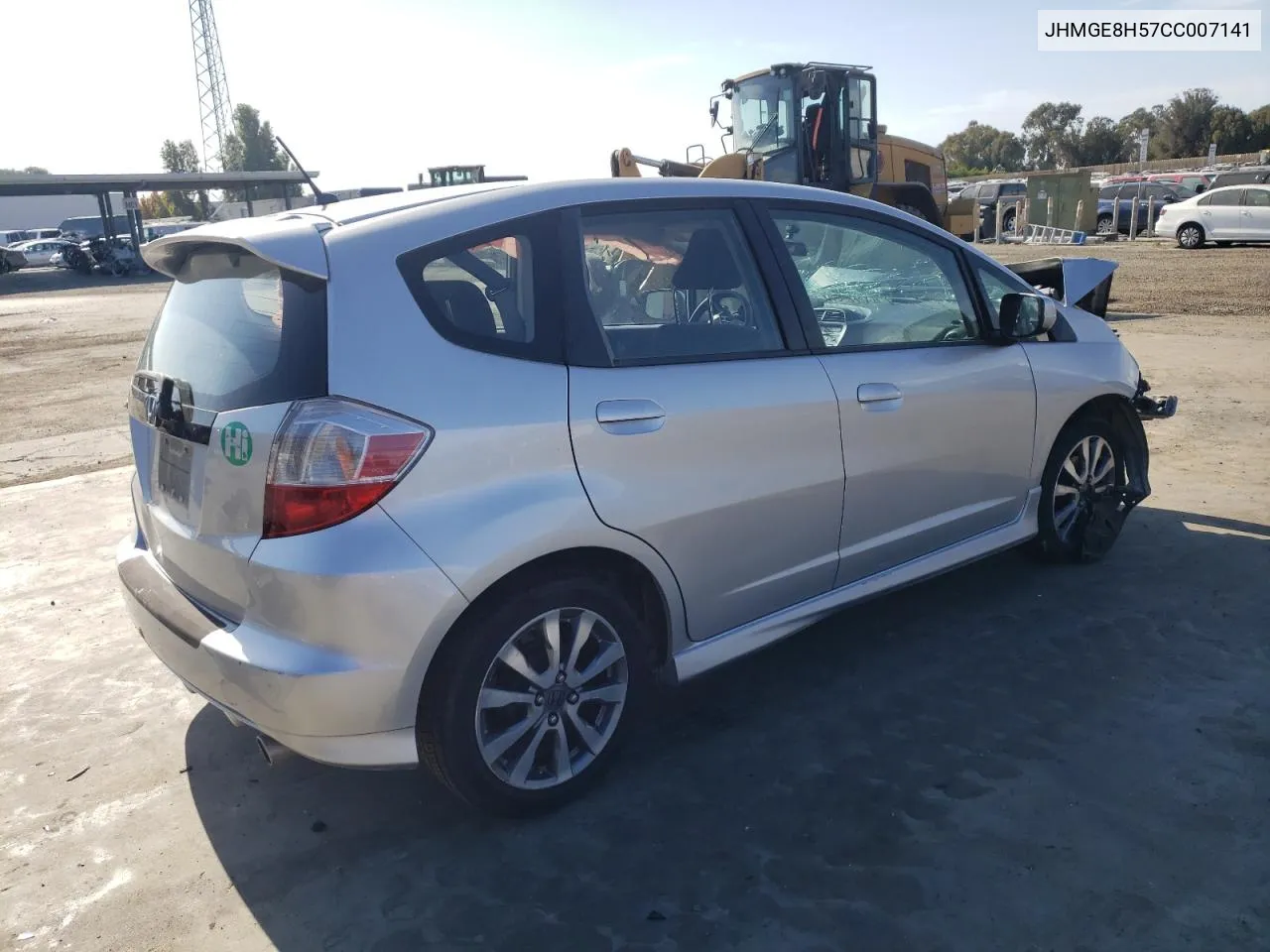 2012 Honda Fit Sport VIN: JHMGE8H57CC007141 Lot: 71822904