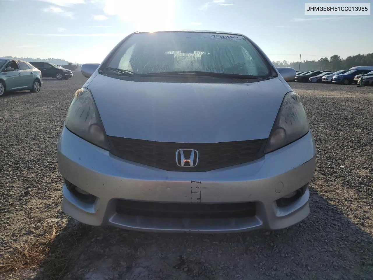 2012 Honda Fit Sport VIN: JHMGE8H51CC013985 Lot: 73291654