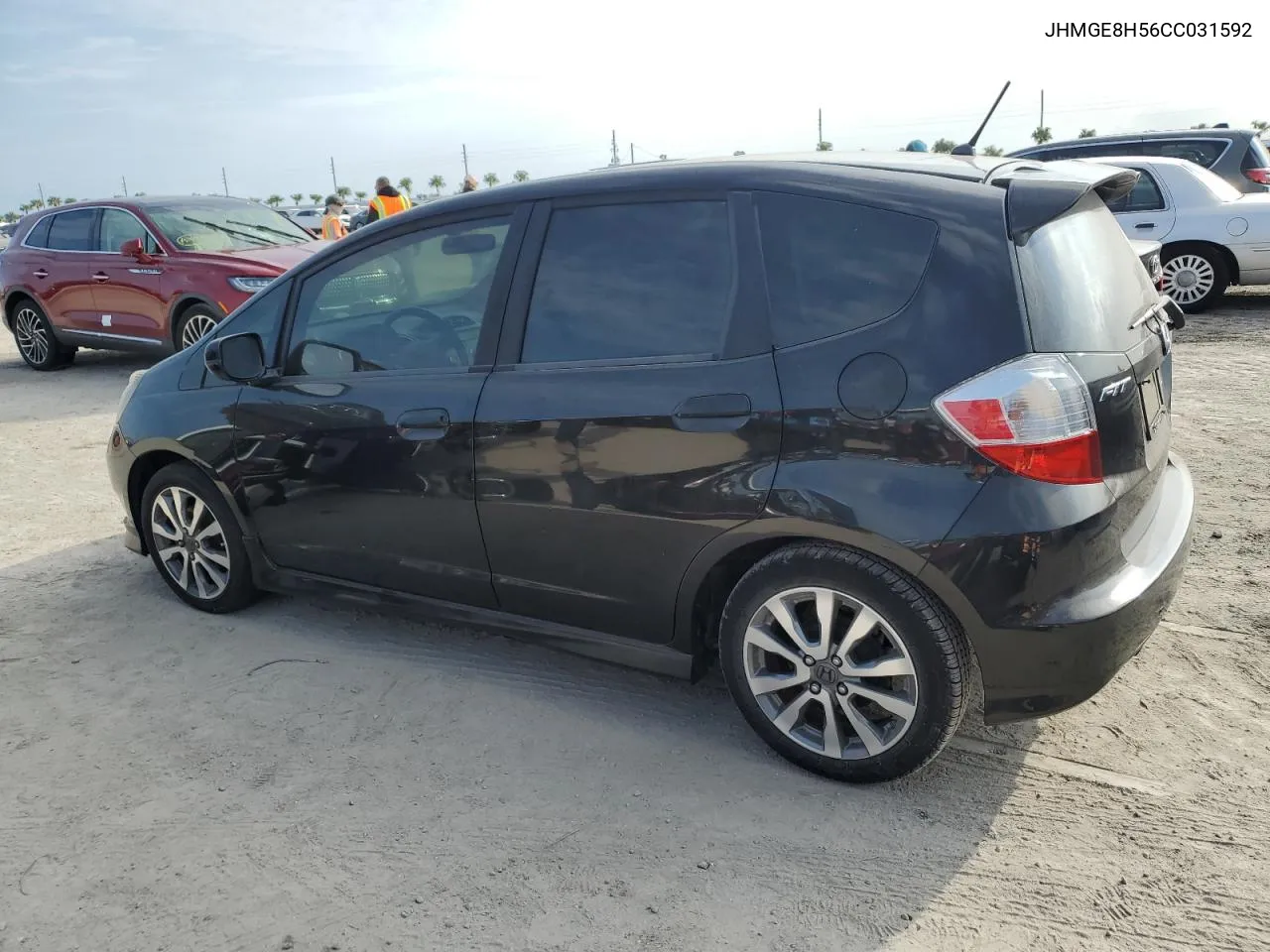 2012 Honda Fit Sport VIN: JHMGE8H56CC031592 Lot: 74806874