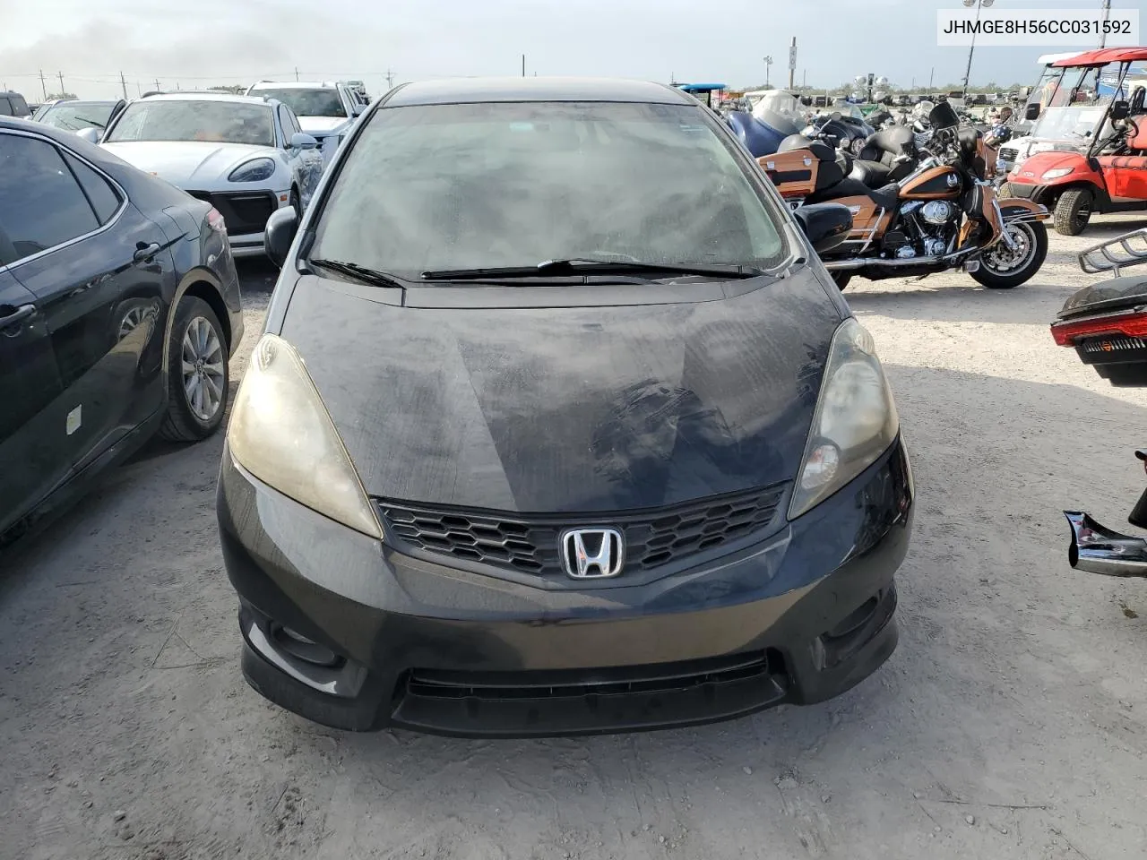 2012 Honda Fit Sport VIN: JHMGE8H56CC031592 Lot: 74806874