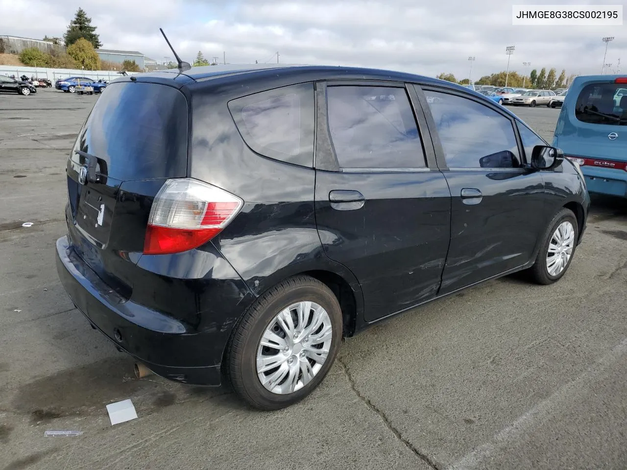 2012 Honda Fit VIN: JHMGE8G38CS002195 Lot: 75757294