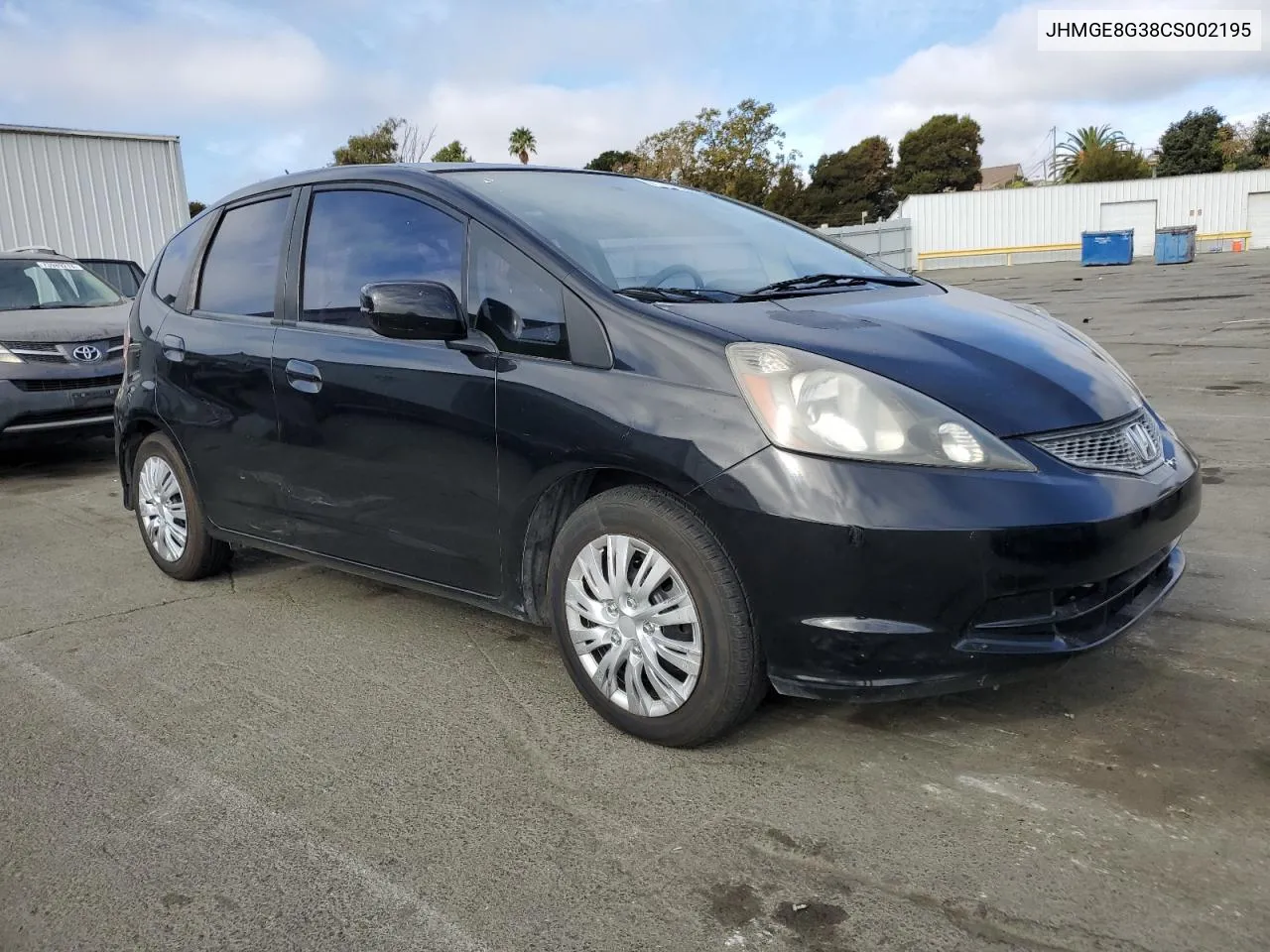 2012 Honda Fit VIN: JHMGE8G38CS002195 Lot: 75757294