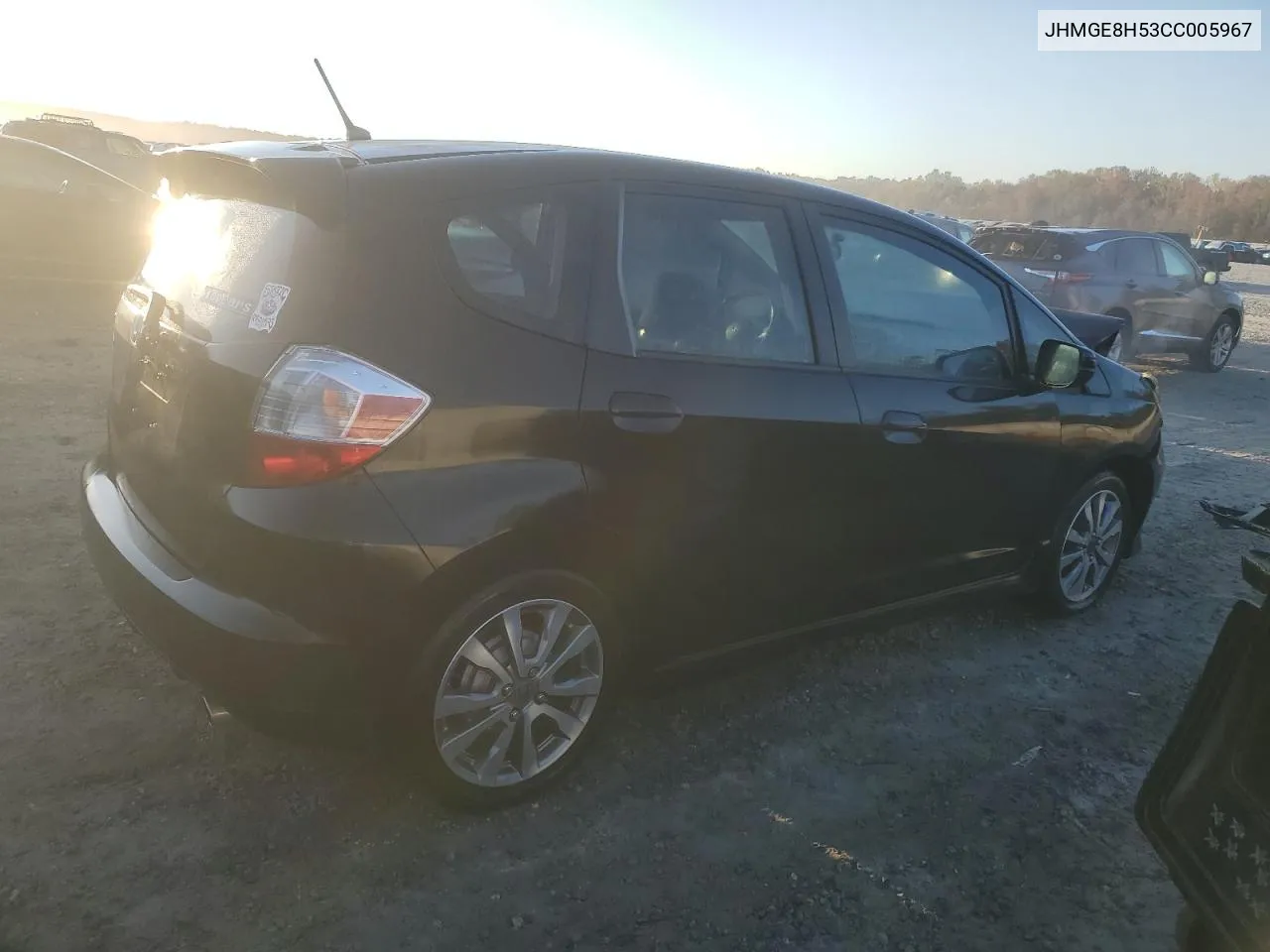 2012 Honda Fit Sport VIN: JHMGE8H53CC005967 Lot: 77116144