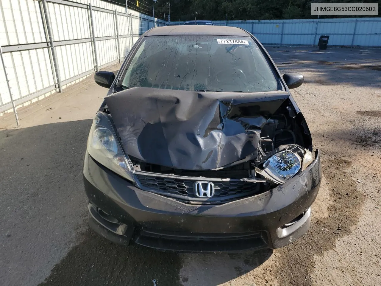 2012 Honda Fit Sport VIN: JHMGE8G53CC020602 Lot: 77217854