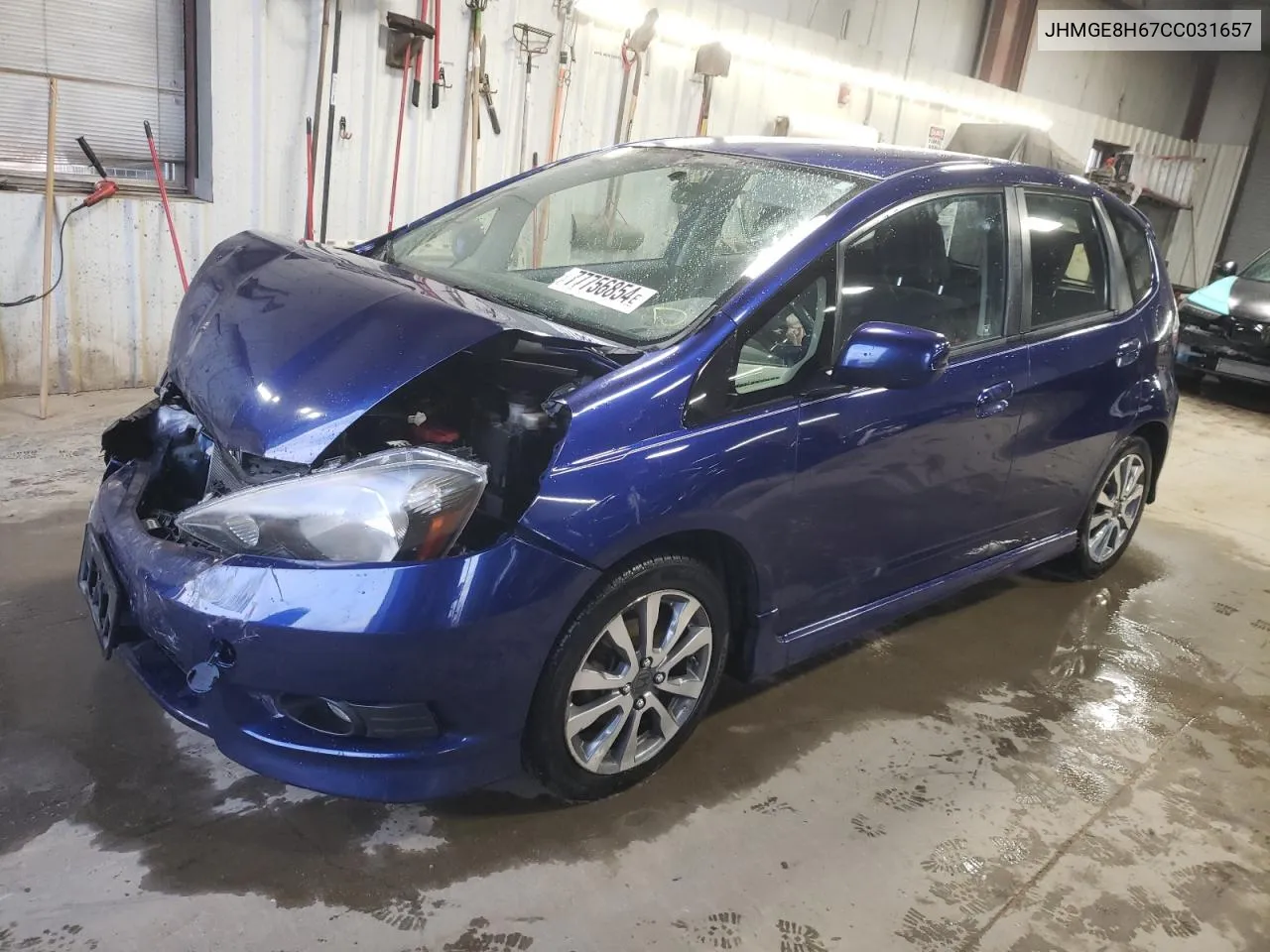 2012 Honda Fit Sport VIN: JHMGE8H67CC031657 Lot: 77756854