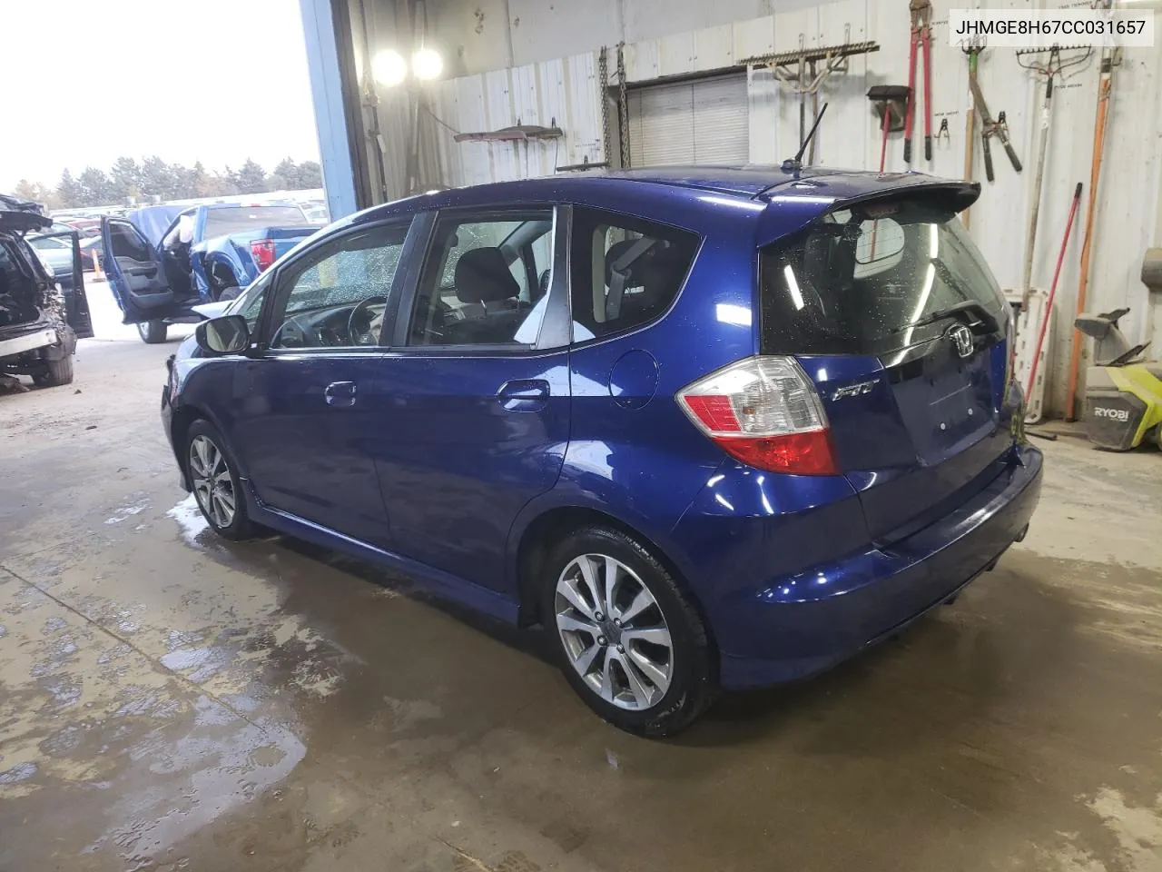 2012 Honda Fit Sport VIN: JHMGE8H67CC031657 Lot: 77756854