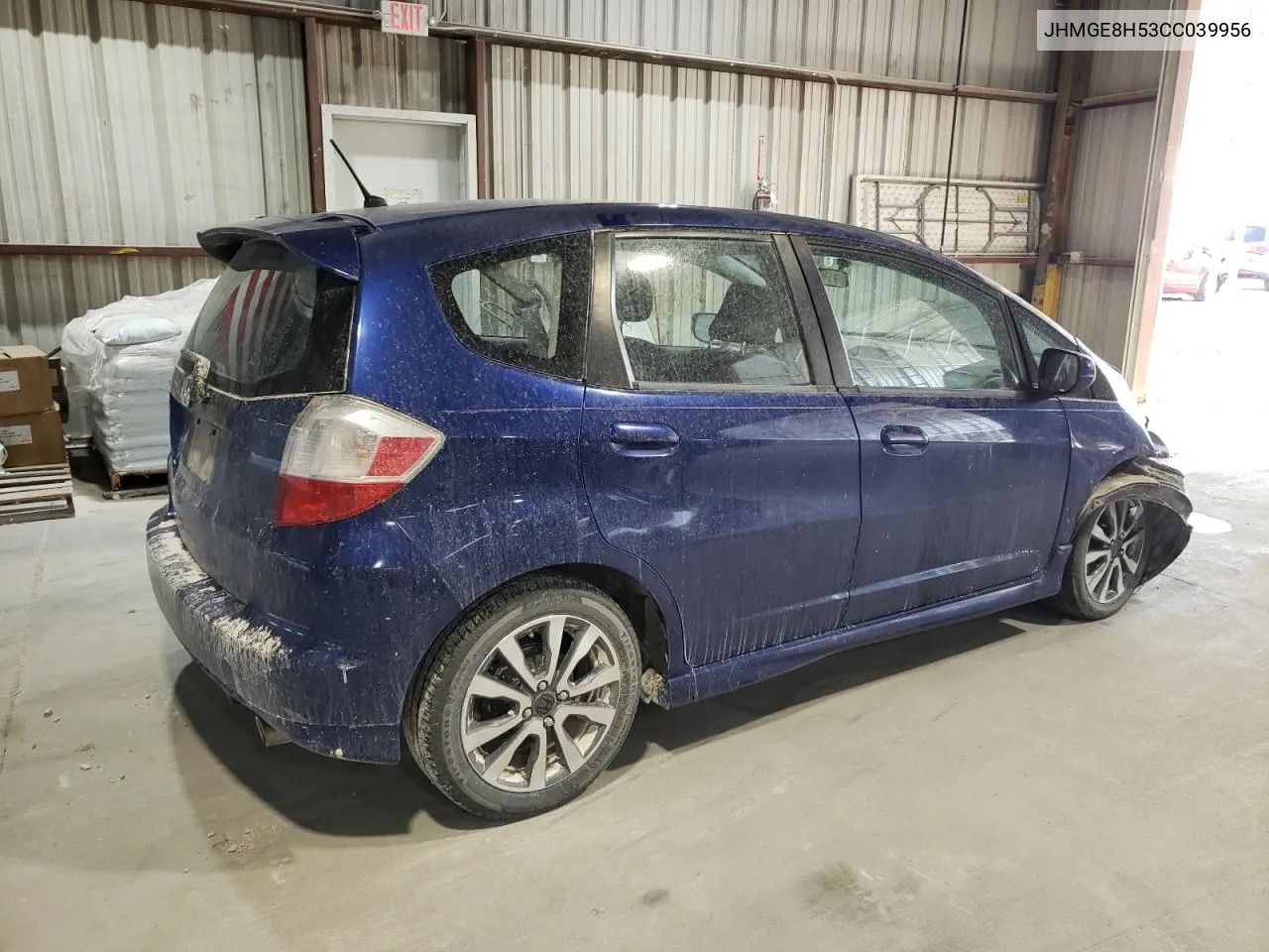 2012 Honda Fit Sport VIN: JHMGE8H53CC039956 Lot: 77877124