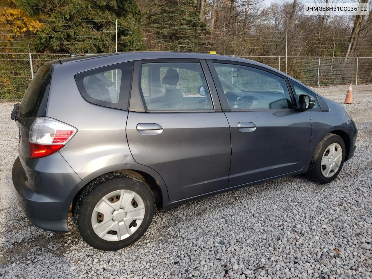 JHMGE8H31CC036102 2012 Honda Fit