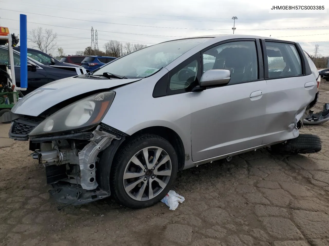 2012 Honda Fit Sport VIN: JHMGE8H57CS003385 Lot: 78677534