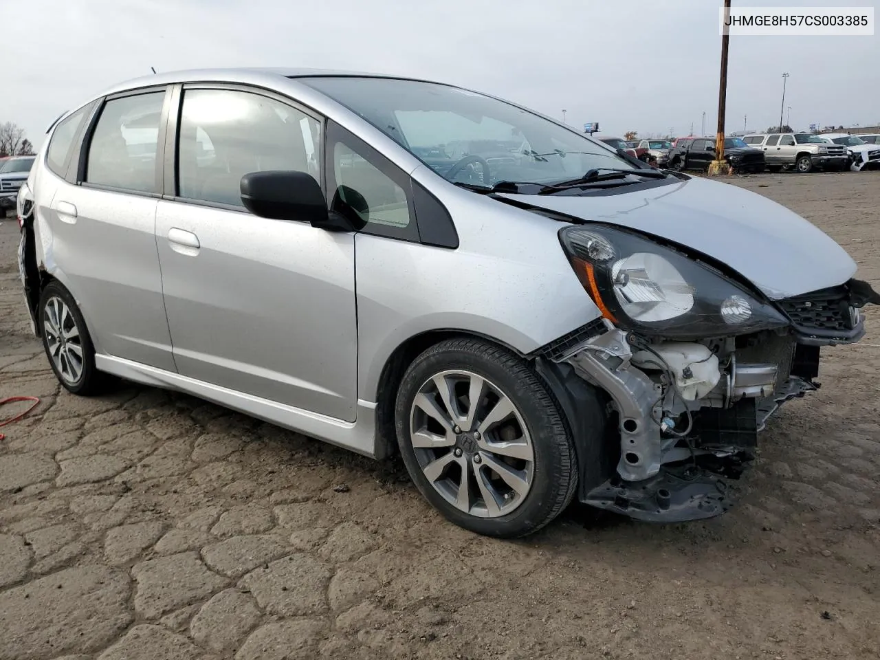 2012 Honda Fit Sport VIN: JHMGE8H57CS003385 Lot: 78677534